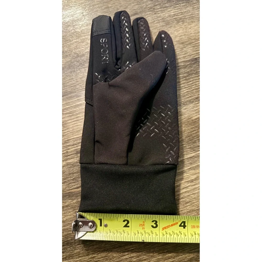 Alani Nu Athletic Gloves Excellent Black Touchscreen Silicone Grip Sport